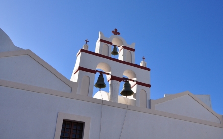 Bells in Santorini, Greece