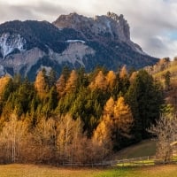 Autumn in mountains