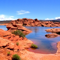 Sand Hollow State Park in Utah