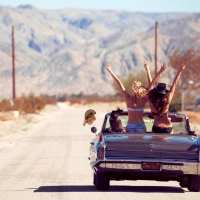 Cowgirls Road Trip in Bikinis