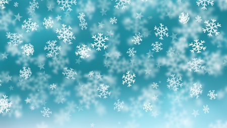 Snowflakes - skin, white, winter, snowflake, blue, iarna, texture