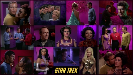 Purple and Violet Trek - McCoy, Original Star Trek, Star Trek, Scotty, Spoxk, Kirk, Uhura