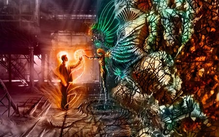 Abstract 3D Fantasy - digital, abstract, fantasy, 3d