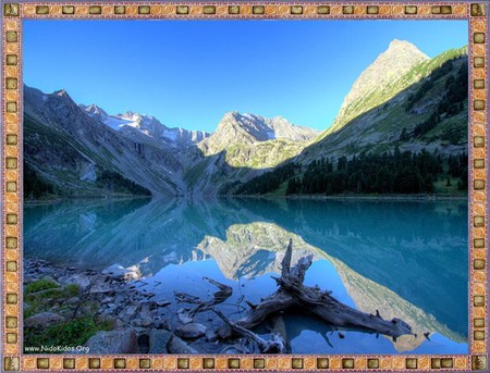 Beautiful landscape - landscape, lake, mountain