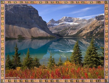 Mirror in the Water - landscapes, mountains