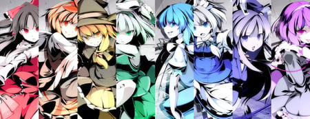 Touhou Rainbow - rainbow, touhou, cool