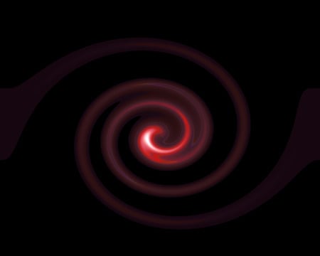 Spiral - black, spiral, red