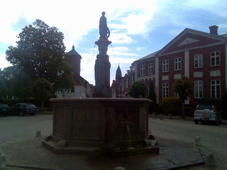 fountain  good wishes... - sky, forces of nature, forests, river, sunsets, rainbows