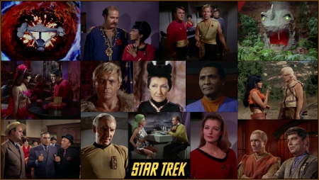 Star Trek Season Two Collage - harry mudd, vaal, ron tracey, planet killer, star trek, kirk, uhura, scott