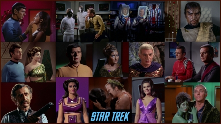 Star Trek Season Three Collage - star trek, trek, garth, kirk, marta, yvonne craig, spock, uhura, the tholian web