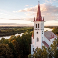 Church in Nicgale, Latvia