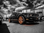 Black Ford Mustang