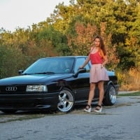 Audi Sport Edition and babe