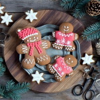 Three Gingerbread Men