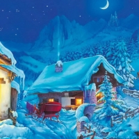 Blue Winter Wonderland