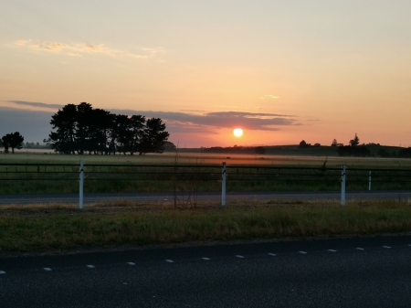 Sunrise over the Waikato - nature, landscape, sunrise, waikato, new zealand, kiwi