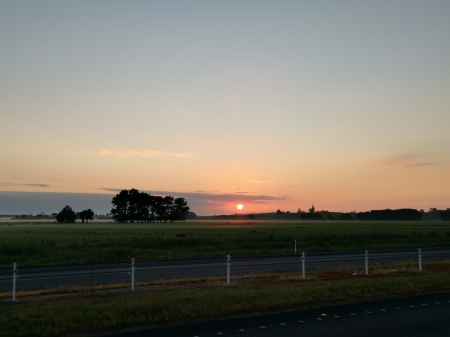 Sunrise over the Waikato - nature, kiwi, new zealand, waikato, sunrise