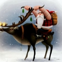 Santa And Rudolph