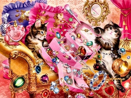 cats-feline-jewelry-artwork-disaster-art-painting-animal-cat-pet-images-eyes - Jewelry, Feline, Cats, Deutschland