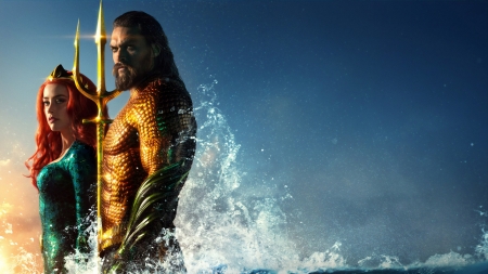 Aquaman and Mera - fun, entertainment, cool, movie, mera, aquaman