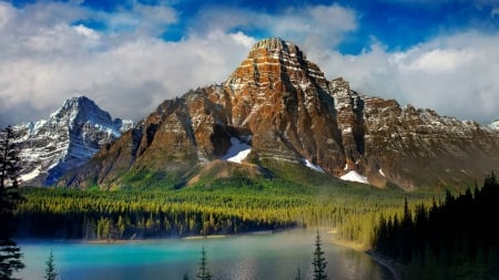 Mountain Peak - nature, fun, lake, cool, mountain, peak