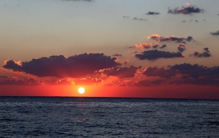 Sunset at the beach