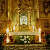 Church Altar in Palencia, Spain