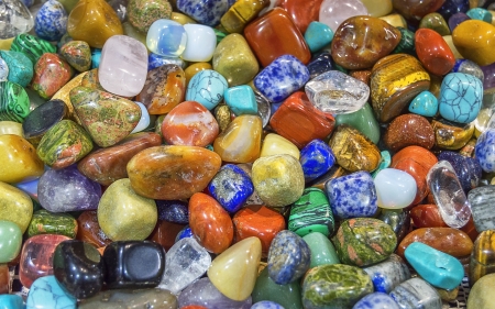 Colorful Stones - nature, colorful, stones, minerals