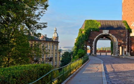 Gate in Krakow, Poland