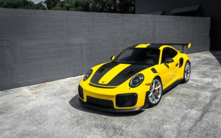 Porsche - fun, Porsche, yellow, car, cool