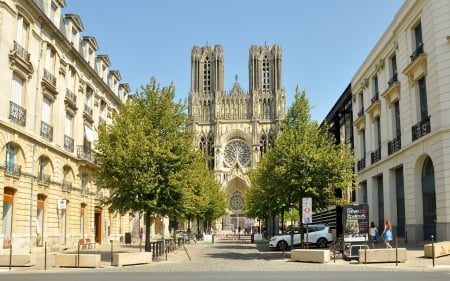 Cathedral in Reims, France