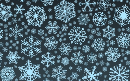 Texture - blue, paper, winter, pattern, snowflakes, black, texture