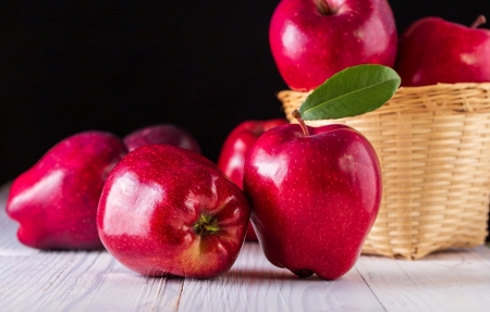 Red apples - fresh, fruits, red, apples