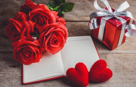 â¤ï¸ - love, hearts, roses, gift box