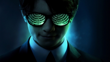 Artemis Fowl 2019 - ferdia shaw, glasses, movie, blue, disney, green, artemis fowl, poster