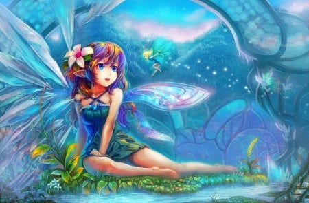 Blue Winged Fairy