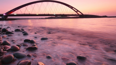 Bridge Germany - Winter, Water, Germany, Bridge