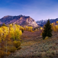 Mountains in Idaho at Fall