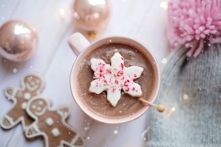 ♥ - abstract, pink, cup, coffee