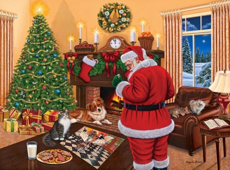 Santa solves the puzzle