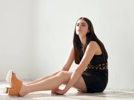 Millie Brady - English, legs, beautiful, dress, Millie, Millie Brady, 2018, actress, Brady, model, heels, wallpaper