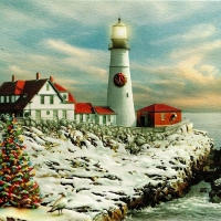 Lighthouse Christmas