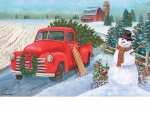 Old Ford Christmas Truck