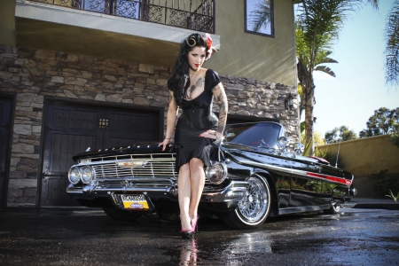 Classic Black - lowrider, model, gm, tattoos