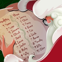 Santa Checking His List