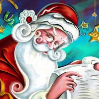 Santa Checking His List