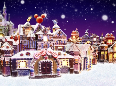 Christmas Gingerbread Village For Hong Kong Disney Land - village, gingerbread, hong, disney, for, land, christmas, kong