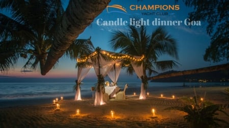 Candle light dinner on cruise in Goa - romantic candle light dinner cruise, candle light dinner, goa, dinner cruise