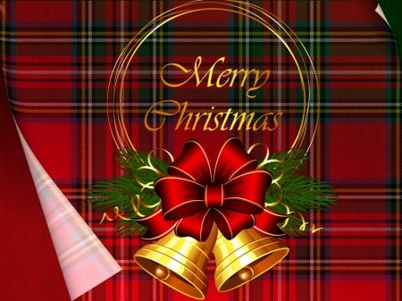 Merry Christmas - Christmas, red, Merry Christmas, Christmas Bells