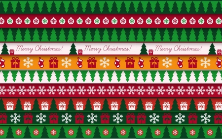 Merry Christmas! - pattern, ornaments, christmas, stripes